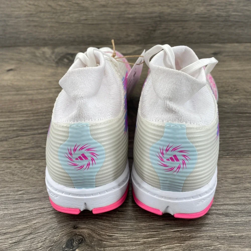 Adidas F50 Sparkfusion League Soccer Shoes Mens 7.5 White Pink Blue JR6926
